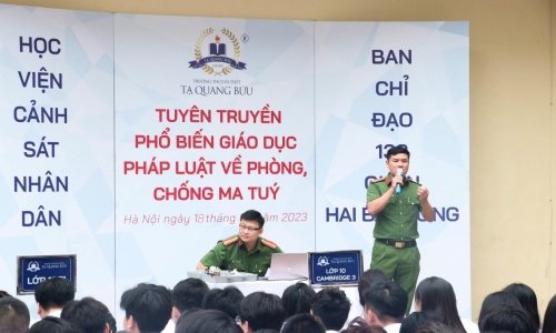 Tuyên truyền, phổ biến pháp luật phòng, chống ma túy tại địa bàn tỉnh Thái Nguyên và thành phố Hà Nội